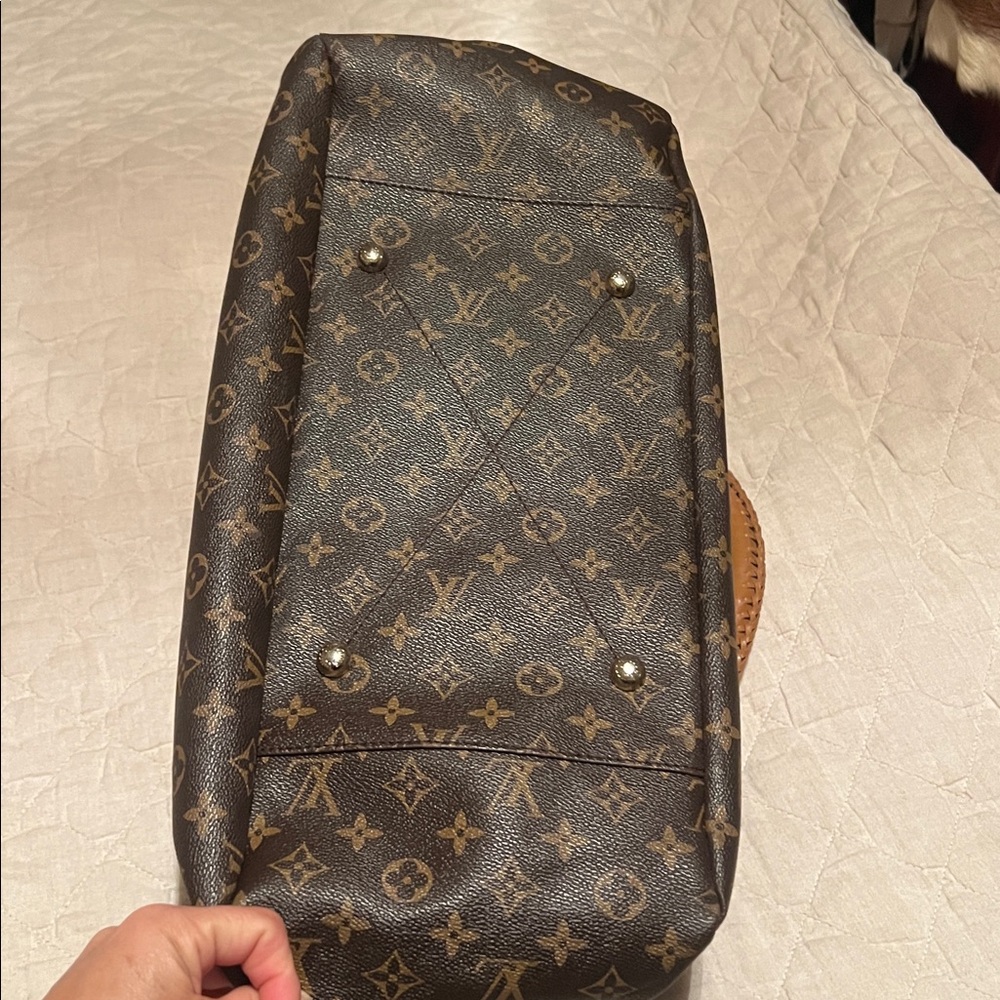 Dark Brown Monogram Shoulder Bag - image 14